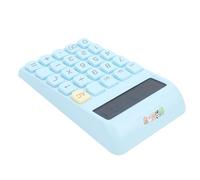 FILFEEL 12-Digit Voice Desktop Calculator with Large High-Sensitivity Buttons and Clear LCD Display for Office, Accounting, Education, and Home Use (Blue)