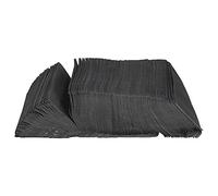 FILFEEL 125pcs Disposable Tablecloths Exam Table Cover with Wood Pulp Paper for Salon Beauty Clinic DIY Use (Black)