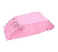FILFEEL 125pcs Disposable Tablecloths Exam Table Cover with Wood Pulp Paper for Salon Beauty Clinic DIY Use (Pinkish)
