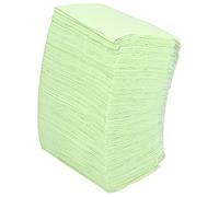 FILFEEL 125pcs Disposable Tablecloths Exam Table Cover with Wood Pulp Paper for Salon Beauty Clinic DIY Use (Green)