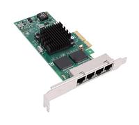 FILFEEL 1G Gigabit Ethernet Card with 4 RJ45 Ports PCI 2.0 X4 Adapter Based on 82580 Chip for Servers NAS Industrial PCs and Virtualization
