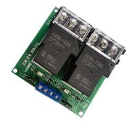 FILFEEL 2 Channel Relay Module, 5V 12V 24V Available with Optocoupler Isolation, High Low, Power Working Indicator, for Automation Equipment Industrial Control (PCB 2)