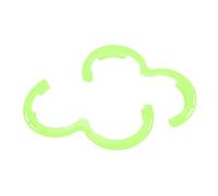 FILFEEL 2-Pack Avata 2 Propeller Guard Protector, Shockproof TPU Bumpers for Collision, Lightweight Drone Accessories in Orange (Green)