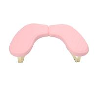 FILFEEL 2 Pcs PU Nail Arm Rest with Stainless Steel Support Manicure Hand Pillow Non-Slip for Salon Use