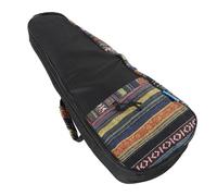 FILFEEL 21-Inch Ukulele Case - Cotton Shell Gig Bag with 15mm Foam Padding, Shoulder Strap & Accessory Pocket for Soprano Ukulele - Lightweight Protective Travel Case