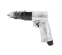 FILFEEL 3/8 Air Drill, High Speed 1700rpm Pneumatic Drill with Reversible Rotation, for Hole Drilling on Walls Floors Iron Plate