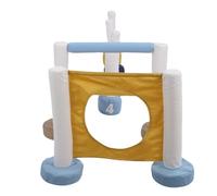 FILFEEL 3 in Puppy Training Equipment Set - Portable Dog Obstacle Course Kit with Enclosure & Interactive Toys for Indoor and Outdoor Use - Easy Assembly, Polyester + Cotton Pole