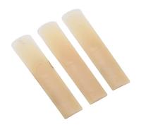 FILFEEL 3 Pcs Alto Saxophone Reeds,Alto Sax Reeds 2.5 Resin Material Saxophone Reeds for Restores The Real Tune And Enhances The Texture of The Tune (Wood Color)