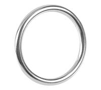 FILFEEL 304 Stainless Steel Welded O for Marine and Industrial Use - 6x40mm Polished Circle (06060 Wire diameter 6mm*inner diameter 60mm)