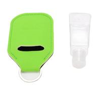 FILFEEL 30ml Refillable Travel Bottles 30pcs Proof Flip Top Lids with Keychain Holder Pouch for Toiletries Cosmetics Liquid Essentials (Green)