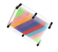 FILFEEL 3D Pin Art Board - Engaging Novelty Toy for Kids & Adults, Creativity & Home Decor (Transparent medium)