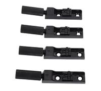 FILFEEL 4 String Bass Bridge Kit - CNC Machined Headless Bass Bridge with Split Type Design, String Spacing & Integrated Locks for Improved, Intonation and Tonal Clarity (Black)