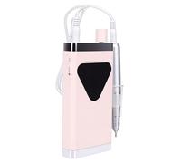 FILFEEL 45000RPM Electric Nail Drill Portable Rechargeable Quiet Coreless Motor Long Battery Life Nail Drill Machine Professional Manicure Pedicure Tool for Salon Home Use (Pink)