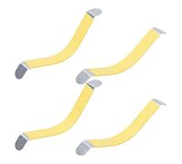 FILFEEL 4Pcs Guitar String Separator Spreader,Practical Frets Polishing Cleaning Tool Metal Material Nice Gift for Your Friends Who Are Guitar Lovers