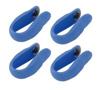 FILFEEL 4Pcs Hand Acupressure Clips, Portable Thumb Shape Massage Pressure Point Clip with Magnet for Relieving Migraines Stress and Anxiety (Blue)