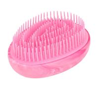 FILFEEL 4pcs Rosy Red Egg Shape Hairbrush Portable Styling Comb for Effortless Detangling and Hair Care