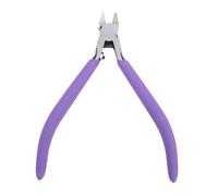 FILFEEL 5 Inch Steel Model Nipper - Ultra-Thin Single Cutting Tool for Plastic Kits, Miniature Modeling & Fine Detail Trimming - Ergonomic -Slip Handle with Curved and Limit Rod