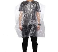 FILFEEL 50 Pcs Disposable Hair Cutting Capes, Hair Dyeing Coloring Apron Waterproof Hairdressing Cape for Barbershop and Hair Salon 92 x 130cm