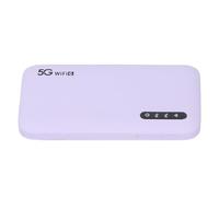 FILFEEL 5G Mobile Hotspot 5G WiFi Router 5G Portable Router with 6100mAh Battery Nano SIM Slot Support 16 Devices IP67 2.77Gbps Download Speed Purple