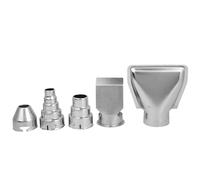 FILFEEL 5pcs Stainless Steel Heat Nozzles, High Temperature Air Accessories with 5 Different Sizes for Various Hot Air Applications