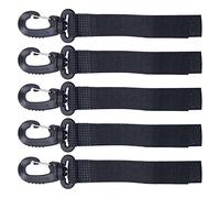 FILFEEL 5Pcs Stroller Hooks for Easy Gear Storage - Multi-Use Clips for Diaper Bags, Shopping Carts, and More (New Product 01)
