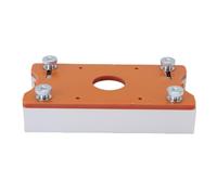 FILFEEL 65mm Trimming Machine Slotted Bracket - 2-in- Router Slotting Locator Base for Wood, Plastic & Veneer - 0-5cm Thickness, Aluminum Alloy Construction, Includes Screws, Cutter &