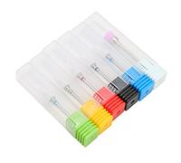 FILFEEL 6pcs Nail Drill Bits Set Professional Ceramic Stainless Steel for Gel Polish Removal Reshaping Polishing Smoothing Cuticle Remover Bits with Storage Box for Nail Artist and Novice