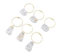 FILFEEL 6pcs Pet Hair Memorial Keychain, Transparent Bottle with Snap on Lid for Cat Dog Fur Keepsake, Lightweight and Portable for Pet Lovers