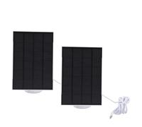 FILFEEL 8W Solar Panel for Outdoor 4 Security Camera - 360° Mount IP65 Monocrystalline Solar Panel with 9.8ft Cable for USB & Battery Cameras