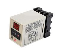 FILFEEL AH3-DM Dual Mode LED Delay Timer Relay for 24V, Customizable Time Settings From 0.01S to 99H (AC/DC 24V)