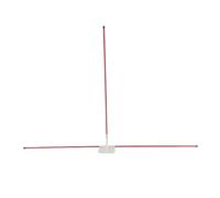 FILFEEL Alignment Sticks Holder Stand for Swing Plane Training - 7-Angle Direction Indicator with Telescopic Rods, ABS/PVC Training Aid for Beginners to Advanced Golfers - Includes 2 Rods