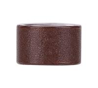 FILFEEL Aluminium Silicone Microrings Beads for Braiding 500pcs Dark Brown (#3)