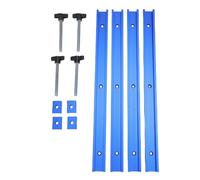 FILFEEL Aluminum Alloy T Slot Rail Set - 400mm Sliding Rails with M8