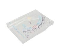 FILFEEL Aquarium Hydrometer Transparent Plastic Salinity Tester Accurate Easy to Read Stable Base for Seawater