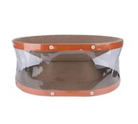 FILFEEL Arc-Shaped Cat Scratcher Toy with Tunnel Passage - Multi-Functional Indoor Cat Bed & Scratching Board Made of Thickened Corrugated Cardboard for Scratching, Napping & Play - Safe,