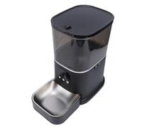 FILFEEL Automatic Cat Feeder 6L WiFi Pet Feeder with 304 Stainless Steel Bowl Dual Power Backup APP Control for Dry Food Scheduled Portion Feeding