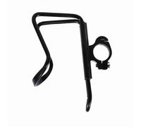 FILFEEL Bike Water Bottle Holder, 1pc Water Bottle Cage Handlebar Adapter Aluminum Alloy for Handlebars of Motorcycles, Motorbikes, Bikes (Black)