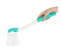 FILFEEL Bottom Wiper, Plastic Toilet Aid for The Elderly and Pregnant Women, Ergonomic Shape, Automatic Tissue Release, Green, 15.7inch