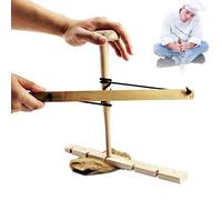 FILFEEL Bow Drill Kit, Outdoor Fire Starter Tool Survival Emergency Wood Drilling Fire Making Ignitor Fire Starter Kit for Camping, Funny Primitive Survival Accessory (Upgrade Edition)