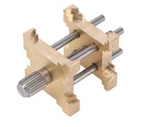 FILFEEL Brass Watch Movement Fixing Bracket - 3-Jaw Case Holder for Watch Repair, Movement Stabilization & Back Cover Removal - Fits 8-32mm Movements, Ideal for Horologists & Hobbyists
