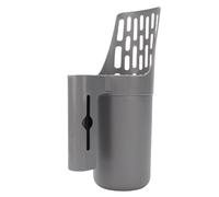 FILFEEL Cat Litter Scoop with Holder and Built-in Waste Bag Storage Compartment - Ergonomic 2-in- Litter for Large Capacity Scooping, Easy Single-Handed Bag Changes, and Compact Foldable