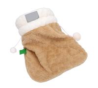FILFEEL Cat Sleeping Bag Bed Cave - Ultra-Soft Plush Warm Burrowing for Kittens Puppies Small Pets, Semi-Enclosed Cozy Indoor Pet Bed with Wide Entrance, Winter Cat Cuddle (M)