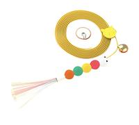 FILFEEL Cat Teaser Toys Interactive Fun with Length & Bell - Hanging Kitten Toys for Indoor Play (#1)