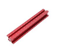FILFEEL Ceiling Leveling Ruler 4-Sided Magnetic Floor Tile Laying Ruler with Dual-Scale Aluminum Alloy Construction for Precise Ceiling Joist Alignment and Woodworking Layout - 100 Cm