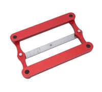 FILFEEL Center Gauge for Woodworking - Imperial System Self-Centering Marking Tool with Interchangeable Stainless Steel Rods for Precise Tenon, Dowel & Board Center Location - CNC-Machine