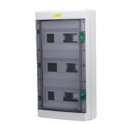 FILFEEL Circuit Breaker Distribution Box IP66 Weatherproof 36-Circuit Electrical Enclosure Box for Hotel Workshop Outdoor Industrial Use ABS Plastic Construction