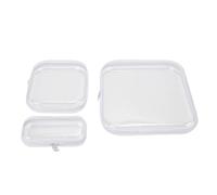 FILFEEL Clear Zipper Pouch, 2 Pack Crush Proof Hard Shell Travel Organizer for Toiletry Storage, with Transparent Design for Quick Access to Cosmetics or Small Accessories