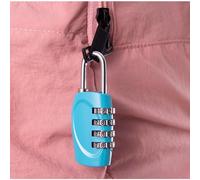 FILFEEL Combination Cam Lock Password Coded Lock 3 Digit Cam for File Cabinet Drawer Locker Mailbox Security Zinc Alloy Theft Design 20mm Shackle Universal Fit for Storage Furniture (Sky Blue)