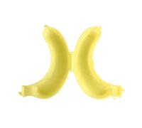 FILFEEL Cute 3-Color Banana Protector Case for Fruit Storage - Ideal for Lunchbox & Outdoor Activities (Yellow)