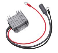 FILFEEL DC Step Up Converter for Dish - 9V-28V Input to 30V/3.5A Output Boost Adapter with Port, Aluminum Housing, 105W Power, Compatible with 12V 24V Batteries